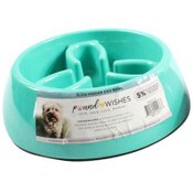 Wholesale - TEAL SLOW FEEDER DOG BOWL C/P 24